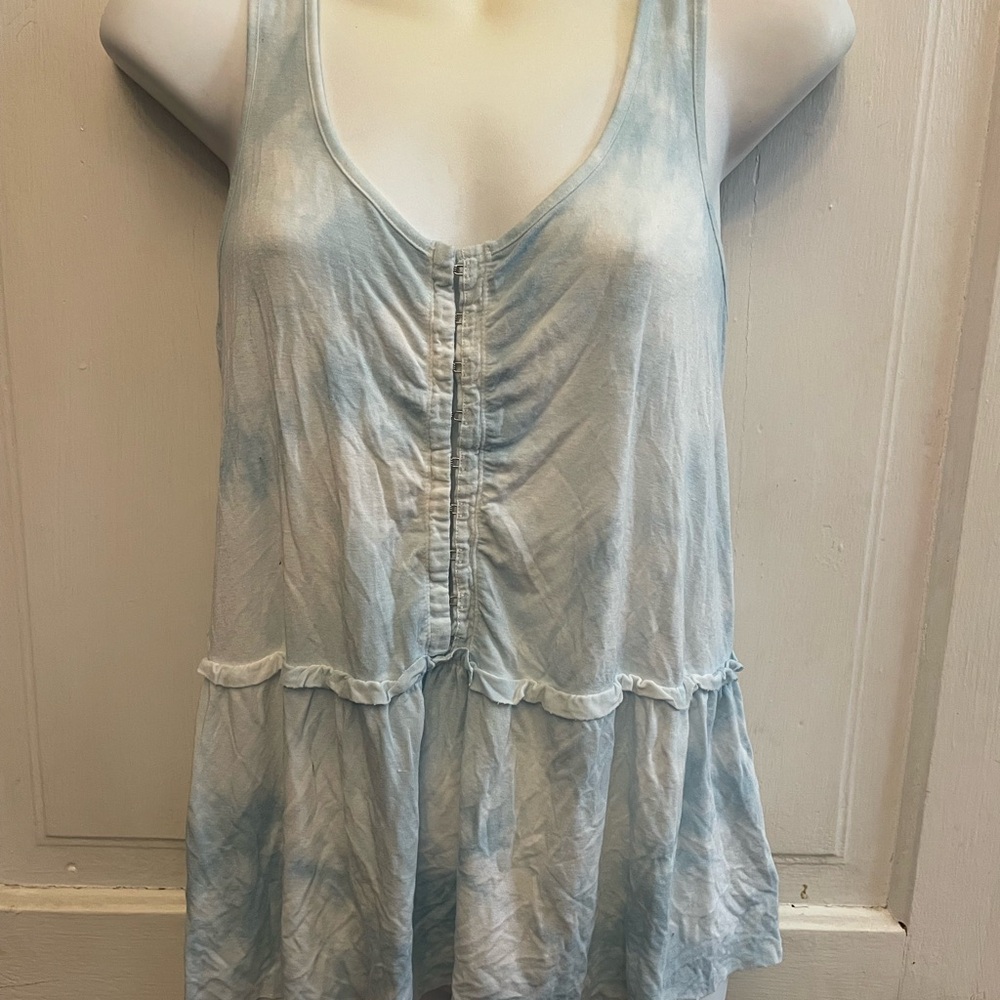 American Eagle Outfitters Sky Blue Tank Top